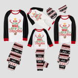 Christmas Matching Family Pajamas Believe In The Magic Of Christmas Gray Reindeer Pants Pajamas Set