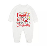 Christmas Matching Family Pajamas Family Is The Best Part Of Christmas Blue Pajamas Set