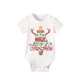 Christmas Matching Family Pajamas Believe In The Magic Of Christmas Short Pajamas Set