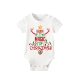 Christmas Matching Family Pajamas Believe In The Magic Of Christmas Short Pajamas Set