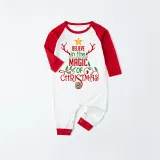 Christmas Matching Family Pajamas Believe In The Magic Of Christmas Red Pajamas Set