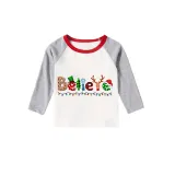 Christmas Matching Family Pajamas Believe Gingerbread Man Red Pajamas Set
