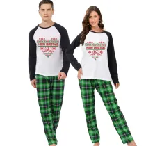 Christmas Couple Pajamas Matching Sets Merry Christmas Mr & Mrs Adult Loungwear Red Pajamas Set