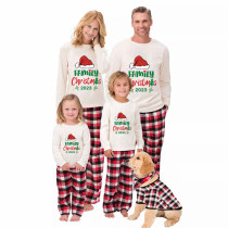 Christmas Matching Family Pajamas 2023 Family Christmas Hat Red Pajamas Set