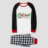 Christmas Matching Family Pajamas Believe String Light Gray Pajamas Set