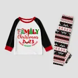 Christmas Matching Family Pajamas 2023 Family Christmas Gray Reindeer Pants Pajamas Set