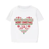 Christmas Couple Pajamas Matching Sets Merry Christmas Mr & Mrs Adult Loungwear Short Pajamas Set