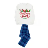 Christmas Matching Family Pajamas 2023 Family Christmas Blue Pajamas Set