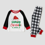 Christmas Matching Family Pajamas 2023 Family Christmas Hat Gray Pajamas Set