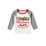 Christmas Matching Family Pajamas 2023 Family Christmas Gray Reindeer Pants Pajamas Set