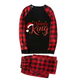 Christmas Couple Pajamas Matching Sets Christmas King & Queen Adult Loungwear Gray Pajamas Set