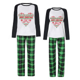 Christmas Couple Pajamas Matching Sets Merry Christmas Mr & Mrs Adult Loungwear Red Pajamas Set