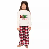 Christmas Matching Family Pajamas Love Christmas Trucks Red Pajamas Set
