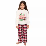 Christmas Matching Family Pajamas Magical Christmas Tree Red Pajamas Set