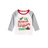 Christmas Matching Family Pajamas Magical Christmas Tree Red Pajamas Set