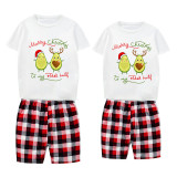 Christmas Couple Pajamas Matching Sets Merry Christmas To My Other Half Adult Loungwear Short Pajamas Set
