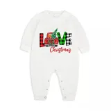 Christmas Matching Family Pajamas Love Christmas Trucks Red Pajamas Set