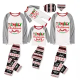 Christmas Matching Family Pajamas 2023 Family Christmas Gray Reindeer Pants Pajamas Set