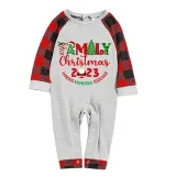 Christmas Matching Family Pajamas 2023 Family Christmas Gray Pajamas Set