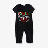 Christmas Matching Family Pajamas 2023 Family Christmas Black Pajamas Set