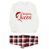 Christmas Couple Pajamas Matching Sets Christmas King & Queen Adult Loungwear Gray Pajamas Set