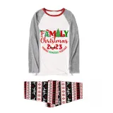 Christmas Matching Family Pajamas 2023 Family Christmas Gray Reindeer Pants Pajamas Set