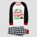 Christmas Matching Family Pajamas Magical Christmas Tree Gray Pajamas Set