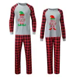 Christmas Couple Pajamas Matching Sets Mr & Mrs ELF Adult Loungwear White Pajamas Set