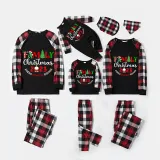 Christmas Matching Family Pajamas 2023 Family Christmas Black White Plaids Pajamas Set