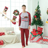 Christmas Matching Family Pajamas Believe Christmas Tree Gray Pajamas Set