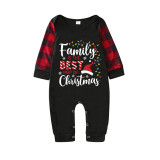 Christmas Matching Family Pajamas Family Is The Best Part Of Christmas Black Pajamas Set