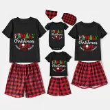 Christmas Matching Family Pajamas 2023 Family Christmas Black Pajamas Set