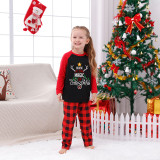 Christmas Matching Family Pajamas Believe In The Magic Of Christmas Black White Plaids Pajamas Set