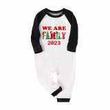 Christmas Matching Family Pajamas 2023 We Are Family Green Pajamas Set