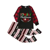 Christmas Matching Family Pajamas 2023 Family Christmas Black Reindeer Pants Pajamas Set