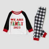 Christmas Matching Family Pajamas 2023 We Are Family Gray Pajamas Set