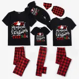 Christmas Matching Family Pajamas Magical Christmas Tree Black Pajamas Set