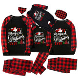 Christmas Matching Family Pajamas Magical Christmas Tree Black Pajamas Set