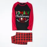 Christmas Matching Family Pajamas 2023 Family Christmas Black White Plaids Pajamas Set