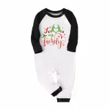Christmas Matching Family Pajamas Snowflake Love My Family Green Pajamas Set