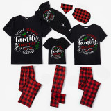 Christmas Matching Family Pajamas 2023 Family Christmas Together Black Pajamas Set