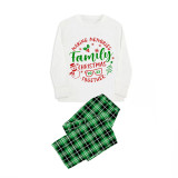 Christmas Matching Family Pajamas 2023 Family Christmas Together Green Pajamas Set