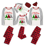 Christmas Matching Family Pajama Christmas Tribe Tree White Pajamas Set