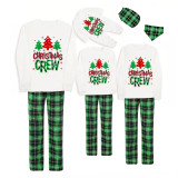 Christmas Matching Family Pajama Christmas Tree Crew Green Pajamas Set