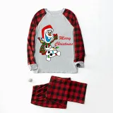 Christmas Matching Family Pajamas Cartoon Snowman Merry Christmas Pajamas Set