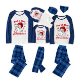 Christmas Matching Family Pajamas My Family Who Loves Christmas Blue Pajamas Set