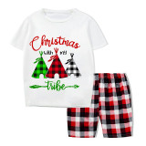 Christmas Matching Family Pajama Christmas Tribe Tree Short Pajamas Set