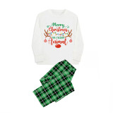 Christmas Matching Family Pajama Merry Christmas Ya Filthy Animal Green Pajamas Set