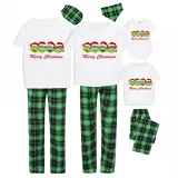 Christmas Matching Family Pajamas Cartoon Turtle Short Sleeve Pajamas Set