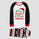 Christmas Matching Family Pajama Merry Christmas Hat Ya Filthy Animal Seamless Pajamas Set